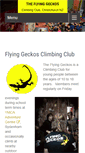 Mobile Screenshot of flyinggeckos.co.nz